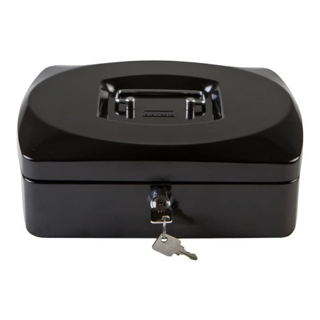 Idena 50028 - Caissette à monnaie 8", dimensions 205 x 160 x 90 mm, couleur noir, 1 pièce