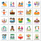 Smarfer - Pictogrammes magnétiques pour Tableau de Planification hebdomadaire - 50 pièces - Français - Enfants - Routine Quotidi Smarfer - Pictogrammes magnétiques pour Tableau de Planification hebdomadaire - 50 pièces - Français - Enfants - Routine Quotidi