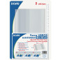 DOHE 91430 Pack de 5 couvertures de protection de livres et cahiers DOHE 91430 Pack de 5 couvertures de protection de livres et cahiers