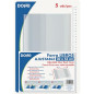 DOHE 91430 Pack de 5 couvertures de protection de livres et cahiers DOHE 91430 Pack de 5 couvertures de protection de livres et cahiers