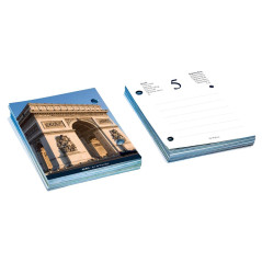 DRAEGER PARIS | Recharge éphéméride Agenda Yvon France | Janvier à décembre 2024| 7 langues | 365 jours 365 feuillets | Papier c