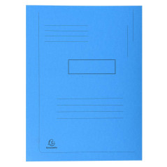Exacompta - Réf. 445000E - Carton de 50 chemises imprimées avec 2 rabats Forever® 290 g/m² - chemises certifiées Ange Bleu - dim