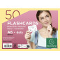 Exacompta - Réf. 10354E - Paquet de 50 Flashcards sous film + anneau - bristol dots perforé - cartes de révisions faciles à util Exacompta - Réf. 10354E - Paquet de 50 Flashcards sous film + anneau - bristol dots perforé - cartes de révisions faciles à util