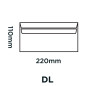 Blake Purely Everyday DL - 110 x 220 mm 75 g/m² Enveloppes Autocollante (12772) - Boîte de 1000 Blake Purely Everyday DL - 110 x 220 mm 75 g/m² Enveloppes Autocollante (12772) - Boîte de 1000