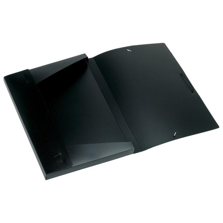 Viquel - Boîte De Classement format A3 en plastique - Chemise A3 grande capacité pour beaux arts ou plans A3 - Noir