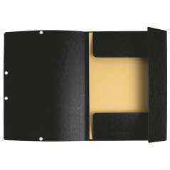 Exacompta - Réf. 55401E - Carton de 25 chemises à élastiques imprimées - pochettes à 3 rabats - en carte lustrée 355 g/m2 - dime