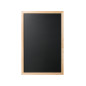 Bi-Office Back2Chalk Essentials Tableau à craie Noir Cadre en Pin 60x40cm