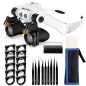 Lightswim Loupe Serre-tête avec lumière LED, Loupe Mains Libres avec 2 lumières LED Lentille Interchangeable 3X 4X 5X 6X 7X 10X Lightswim Loupe Serre-tête avec lumière LED, Loupe Mains Libres avec 2 lumières LED Lentille Interchangeable 3X 4X 5X 6X 7X 10X