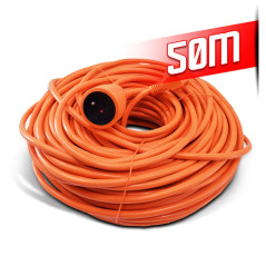 I-Watts I-RAJ3G15-50M Rallonge électrique 50 m Orange