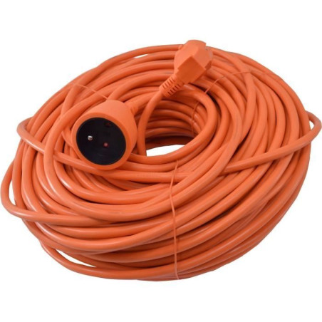 I-Watts I-RAJ3G15-50M Rallonge électrique 50 m Orange