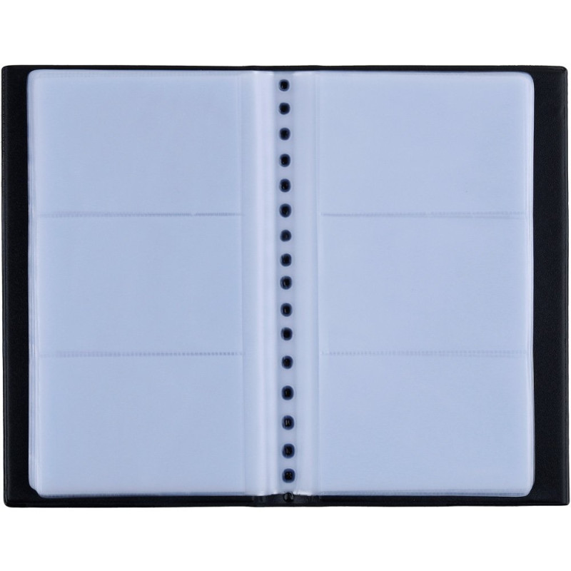 Zacro 240 Porte Cartes de Visite Carte de Livre PVC Cartes pour Ranger Fidélité Porte Carte de Crédit etc (Noir) Zacro 240 Porte Cartes de Visite Carte de Livre PVC Cartes pour Ranger Fidélité Porte Carte de Crédit etc (Noir)