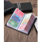 Zacro 240 Porte Cartes de Visite Carte de Livre PVC Cartes pour Ranger Fidélité Porte Carte de Crédit etc (Noir) Zacro 240 Porte Cartes de Visite Carte de Livre PVC Cartes pour Ranger Fidélité Porte Carte de Crédit etc (Noir)