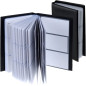 Zacro 240 Porte Cartes de Visite Carte de Livre PVC Cartes pour Ranger Fidélité Porte Carte de Crédit etc (Noir) Zacro 240 Porte Cartes de Visite Carte de Livre PVC Cartes pour Ranger Fidélité Porte Carte de Crédit etc (Noir)