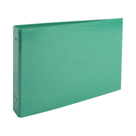 Classeur Pour Fiches + 100 Fiches Bristol A5 Quadrillées Perforées + 4 Intercalaires + 1 Index Adhésif Blumie (Vert Foncé)