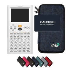 NumWorks avec Housse de Protection WYNGS Incluse Bleu - Calculatrice Graphique - Pack de Base