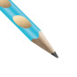 STABILO EASYgraph S - Crayon graphite ergonomique - Lot x 6 crayons papier - HB - bleu - Gaucher
