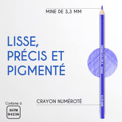 Zenacolor - Set de 160 Crayons de Couleur - Pour le Coloriage, Dessin, Croquis - Crayon pour Adulte, Enfant, Professionnel