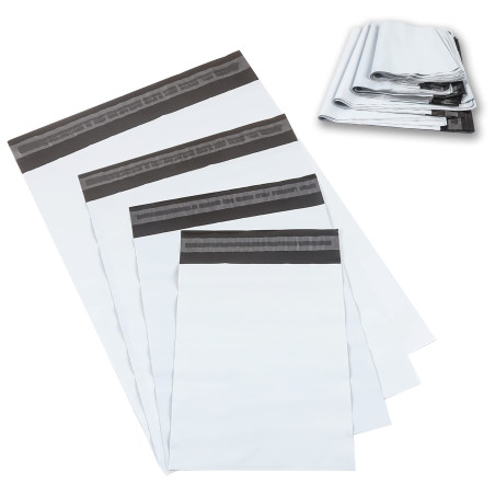 Rshuhx Enveloppes plastique d'expédition Opaques Grande Nouveau Matériel Emballage Colis Sac Envoie Colis Vinted Imperméable et