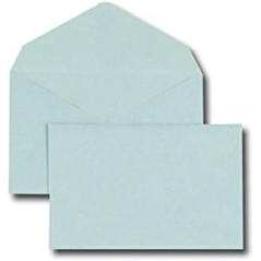 GPV - Boite de 500 Enveloppes élections bleues - Format 30 (90x140 mm), sans fenêtre, qualité papier recyclé : 80 g/m2 - Certifi