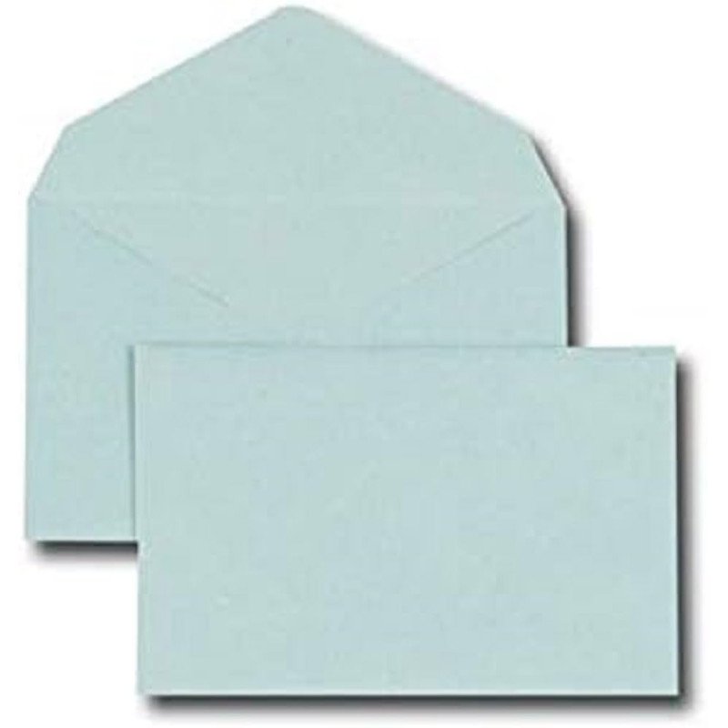 GPV - Boite de 500 Enveloppes élections bleues - Format 30 (90x140 mm), sans fenêtre, qualité papier recyclé : 80 g/m2 - Certifi