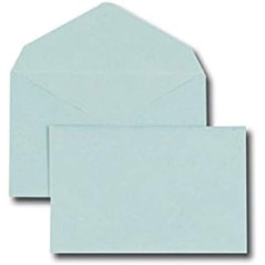 GPV - Boite de 500 Enveloppes élections bleues - Format 30 (90x140 mm), sans fenêtre, qualité papier recyclé : 80 g/m2 - Certifi