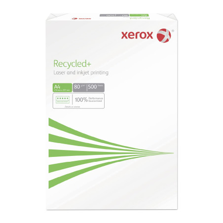 Xerox Recycled+ - Papier recyclé ISO 80-80 g/m² A4 - Carton de 5 x 500 feuilles
