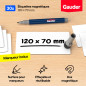 GAUDER Étiquettes Magnétiques Inscriptibles | (120 x 70 mm) Cartes Magnétiques Effaçables | Pour Tableaux Kanban et Blanc GAUDER Étiquettes Magnétiques Inscriptibles | (120 x 70 mm) Cartes Magnétiques Effaçables | Pour Tableaux Kanban et Blanc