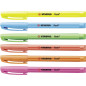 STABILO flash - Surligneur - Pochette x 6 surligneurs fluo - Coloris assortis STABILO flash - Surligneur - Pochette x 6 surligneurs fluo - Coloris assortis