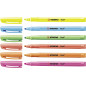 STABILO flash - Surligneur - Pochette x 6 surligneurs fluo - Coloris assortis STABILO flash - Surligneur - Pochette x 6 surligneurs fluo - Coloris assortis