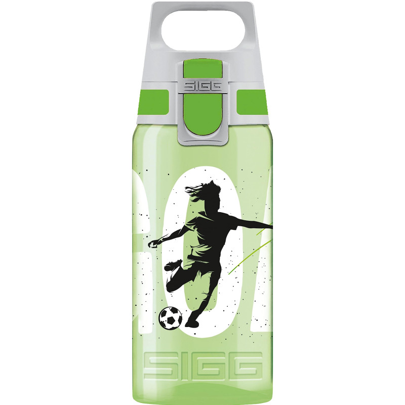 Sigg - Gourde Enfant - Viva One Goal - Convient Aux Boissons Gazeuses - Étanche - Lavable Au Lave-Vaisselle - Sans BPA - Pour Éc Sigg - Gourde Enfant - Viva One Goal - Convient Aux Boissons Gazeuses - Étanche - Lavable Au Lave-Vaisselle - Sans BPA - Pour Éc