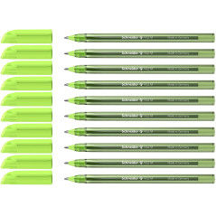Schneider Vizz 102211 Stylo à bille (pour une écriture facile et rapide, Couleur du corps = Couleur d'écriture, largeur de trait