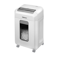 Fellowes 12Ms Destructeur de Papier 12 Feuilles, Destructeur De Documents Coupe-Mini, Technologie D'Inversion Automatique, 30 Mi