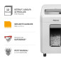 Fellowes 12Ms Destructeur de Papier 12 Feuilles, Destructeur De Documents Coupe-Mini, Technologie D'Inversion Automatique, 30 Mi Fellowes 12Ms Destructeur de Papier 12 Feuilles, Destructeur De Documents Coupe-Mini, Technologie D'Inversion Automatique, 30 Mi