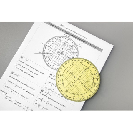 Aleph rapporteur trigonométrique 11 cm
