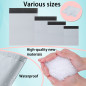 HVDHYY Enveloppe Plastique Expedition Grand Pochette Colis Vinted Emballage Envoie Colis Vetement Blanc 100pcs 42cmX52cm Sacs d'