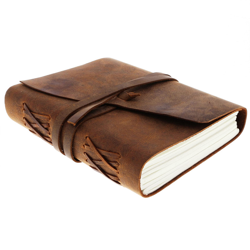 Moonster® Carnet de Note en Cuir –Carnet Secret Fait Main pour Hommes et Femmes - Bloc Note avec Papier 18x13cm – Journal Intime Moonster® Carnet de Note en Cuir –Carnet Secret Fait Main pour Hommes et Femmes - Bloc Note avec Papier 18x13cm – Journal Intime
