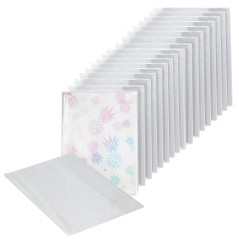 EXERZ A4 Couver-livre de cahier d'exercices transparent résistant à l'eau - Vestes de protection à enfiler pour ordinateur porta