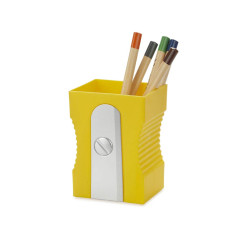 Balvi Pot à Crayons Sharpener Couleur Jaune Gardez Votre Bureau rangé Pot à Crayons Original et amusa