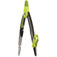 Maped - Coffret 5 pièces - 1 Compas Métal Open Mine + 1 Bague Universelle + 1 Crayon + 1 Taille-Mines + 1 Etui-Mines - Accessoir