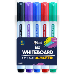 Marqueurs pour Tableaux Blancs par SmartPanda – Pointe Ogive, Effaçable à sec, Parfait pour une Utilisation à la Maison, au Bure