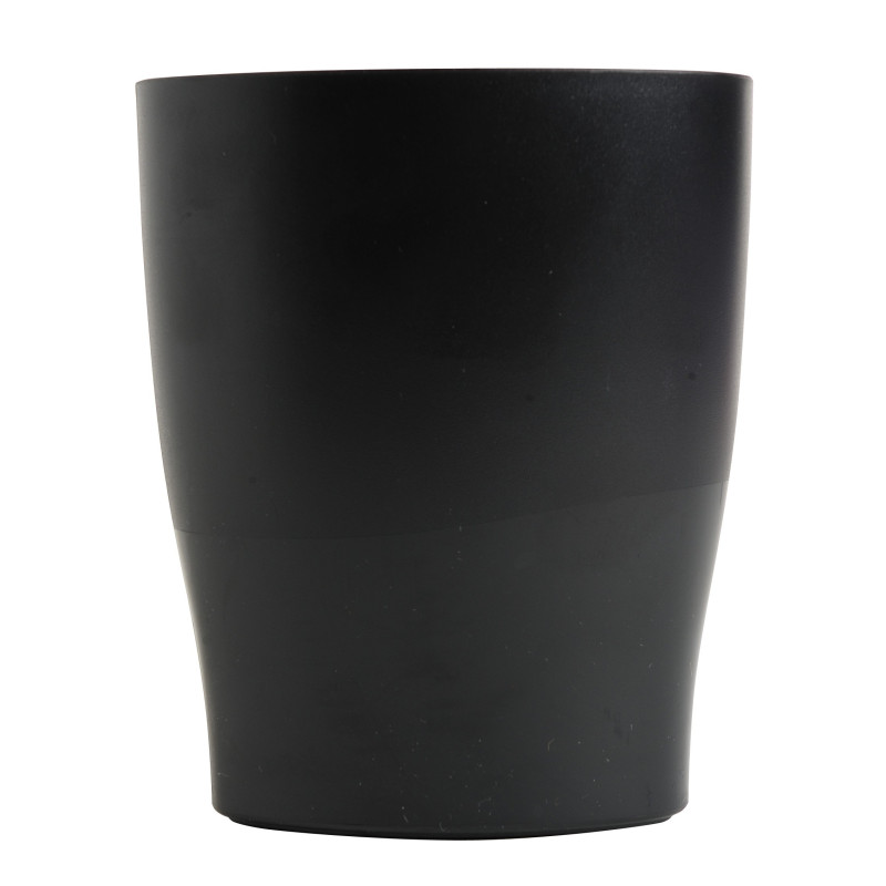 Exacompta - Réf. 676014D - Carton de 10 Pots à crayons ECOPEN - dimensions 6x8x9,5 cm - couleur noir - certifié ANGE BLEU - Pour