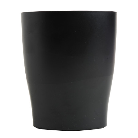 Exacompta - Réf. 676014D - Carton de 10 Pots à crayons ECOPEN - dimensions 6x8x9,5 cm - couleur noir - certifié ANGE BLEU - Pour