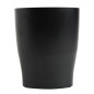 Exacompta - Réf. 676014D - Carton de 10 Pots à crayons ECOPEN - dimensions 6x8x9,5 cm - couleur noir - certifié ANGE BLEU - Pour