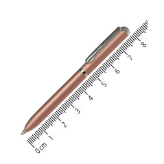 ONLINE stylo bille Mini Portemonnaie Rosé, rétractable, recharge standard D1 bleu, indélébile, petit stylo à bille - seulement 8