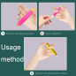 5 Pcs Plastique Porte-Craie, Réglable, Coloré, pour Bureau, Maison 5 Pcs Plastique Porte-Craie, Réglable, Coloré, pour Bureau, Maison