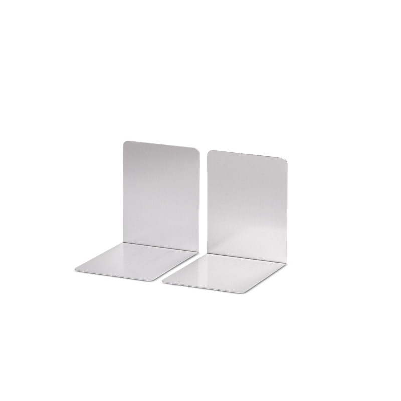 MAUL Serre-Livre en Aluminium (2 Pièces) 10 x 8 x 10 cm, Organisateur, Décoration pour l'Étagère, le Bureau et la Maison, Alumin MAUL Serre-Livre en Aluminium (2 Pièces) 10 x 8 x 10 cm, Organisateur, Décoration pour l'Étagère, le Bureau et la Maison, Alumin