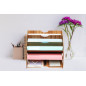 EXERZ Classeur En Bois 5 Niveaux Queue De Paon Pour Rangement De Bureau, Fournitures De Bureau, Document, Étudiant, École, Cahie EXERZ Classeur En Bois 5 Niveaux Queue De Paon Pour Rangement De Bureau, Fournitures De Bureau, Document, Étudiant, École, Cahie