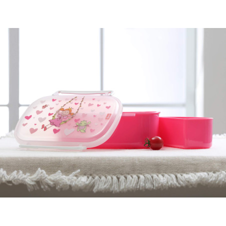 SIGIKID Fille, Boîte à Goûter avec Motifs Colorés, Pinky Queeny, Rose, 24472