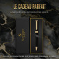 Scriveiner Stylo Bille Coffret Stylo à Bille Noir Laqué Finition Plaqué or véritable, Rechargeable et Rétractable, Beau Cadeau p Scriveiner Stylo Bille Coffret Stylo à Bille Noir Laqué Finition Plaqué or véritable, Rechargeable et Rétractable, Beau Cadeau p