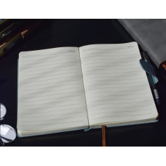 Earning Power Carnet de Notes Classique Papier à Rayures - Journal Couverture Rigide, 8,3 "× 5,7", 360 pages,Parfait pour le bur